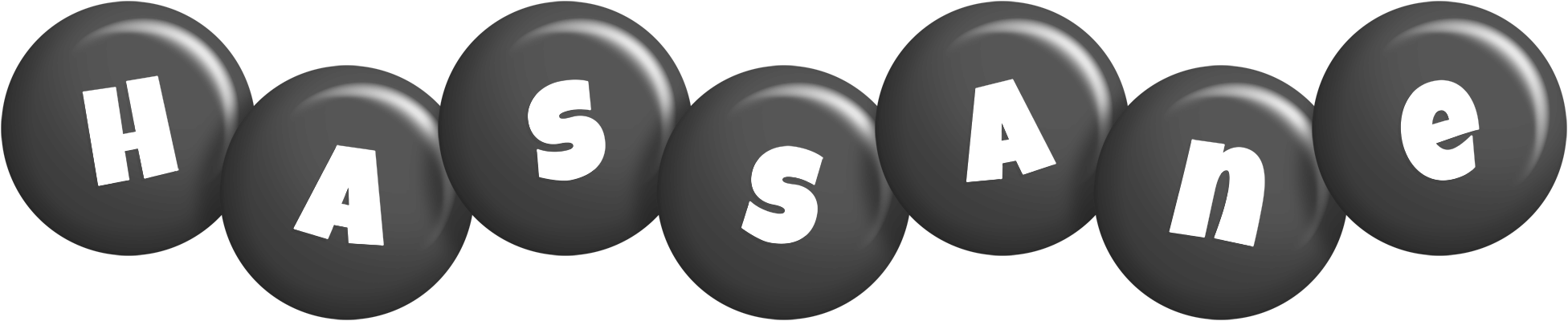 Hassane candy-black logo