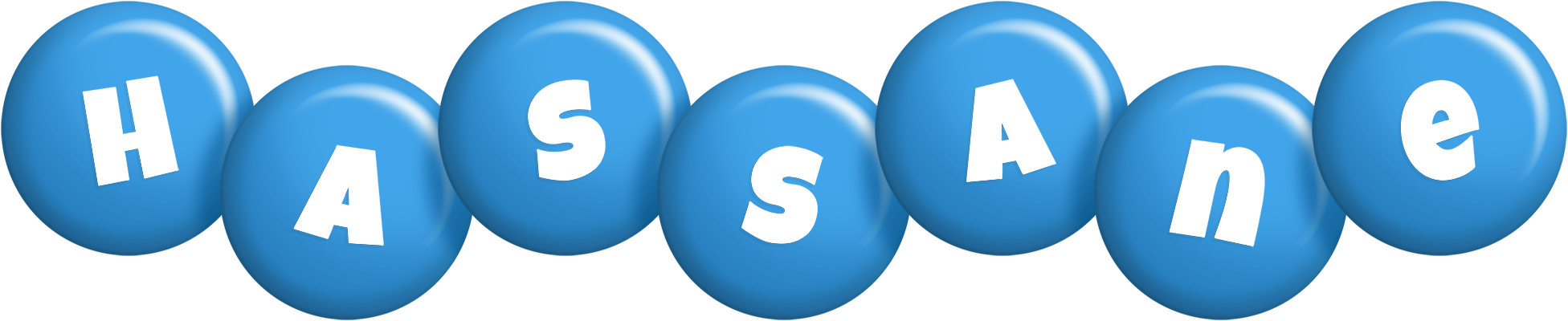 Hassane candy-blue logo