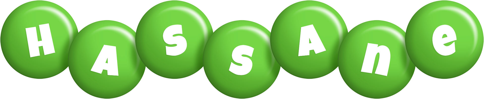 Hassane candy-green logo