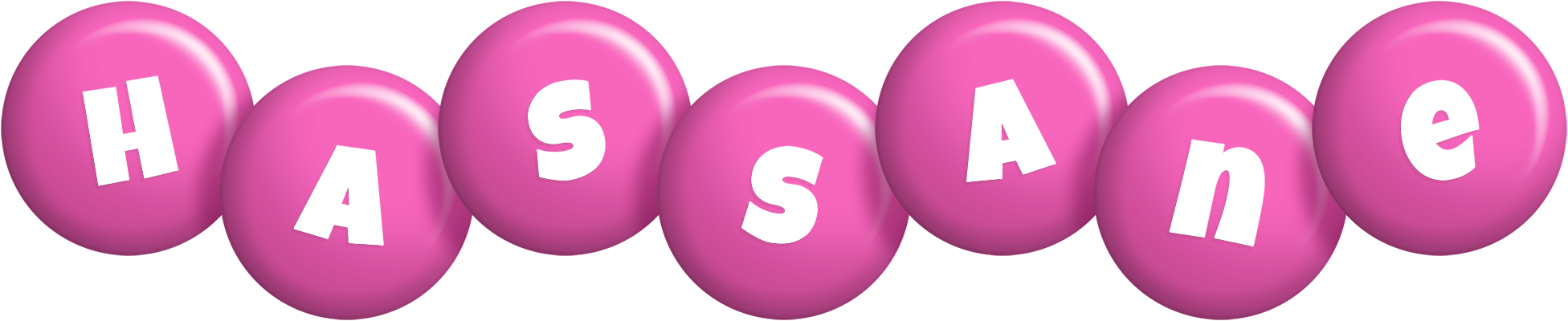 Hassane candy-pink logo