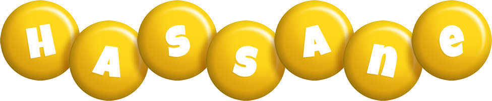 Hassane candy-yellow logo