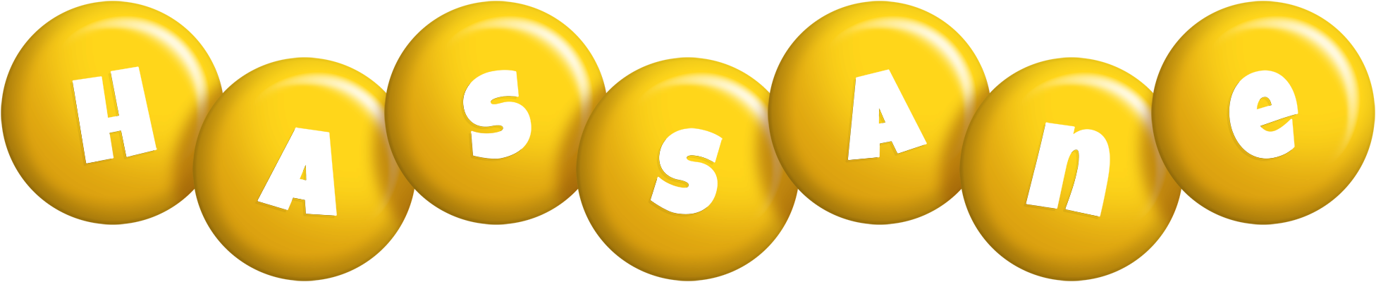 Hassane candy-yellow logo