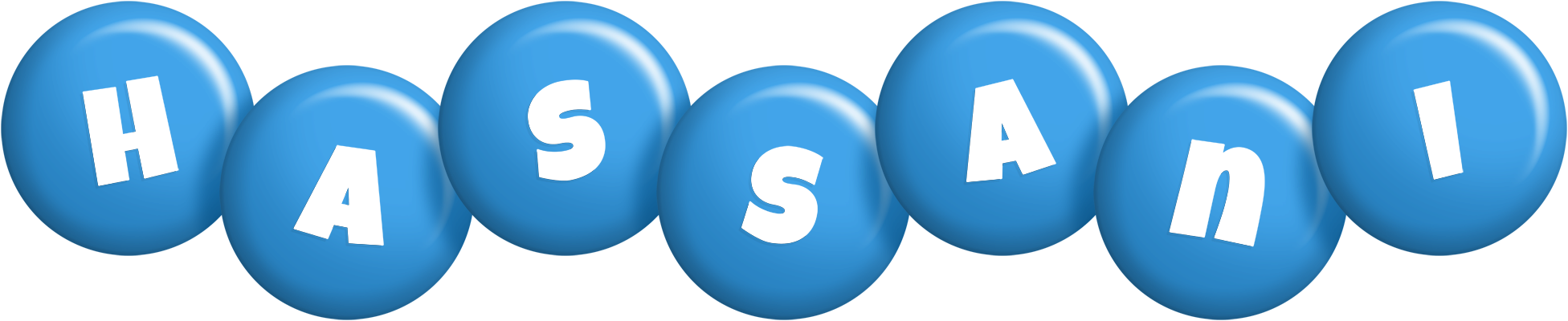 Hassani candy-blue logo