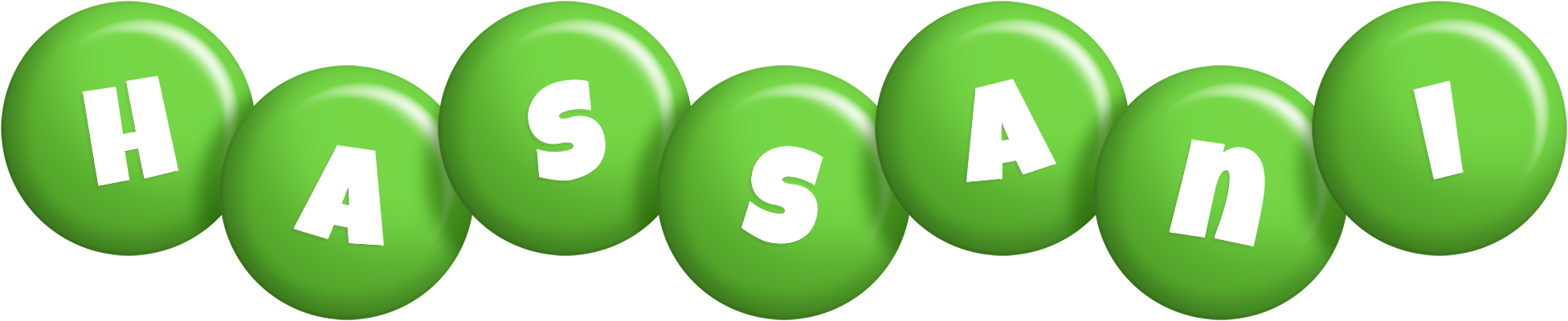 Hassani candy-green logo