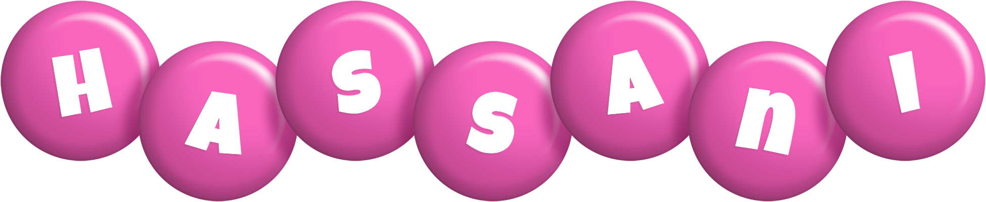 Hassani candy-pink logo