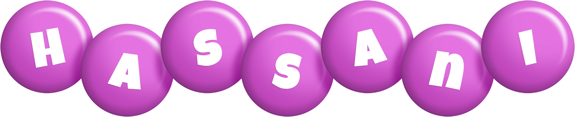 Hassani candy-purple logo