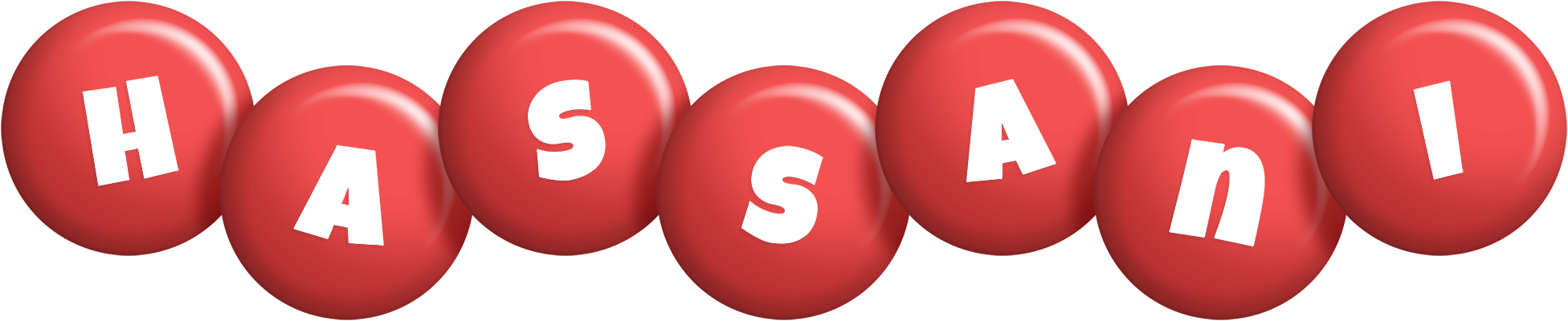 Hassani candy-red logo