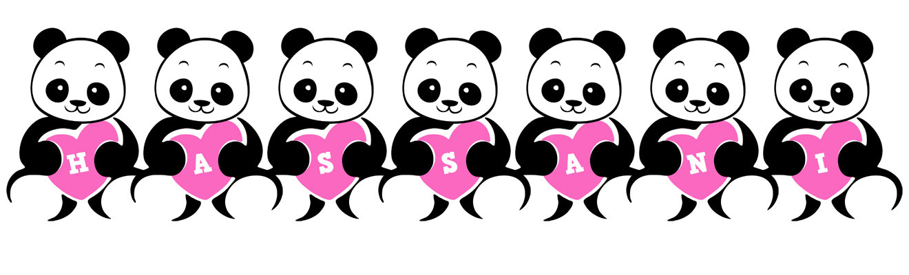Hassani love-panda logo