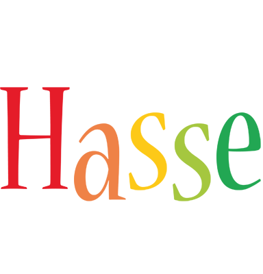 Hasse birthday logo
