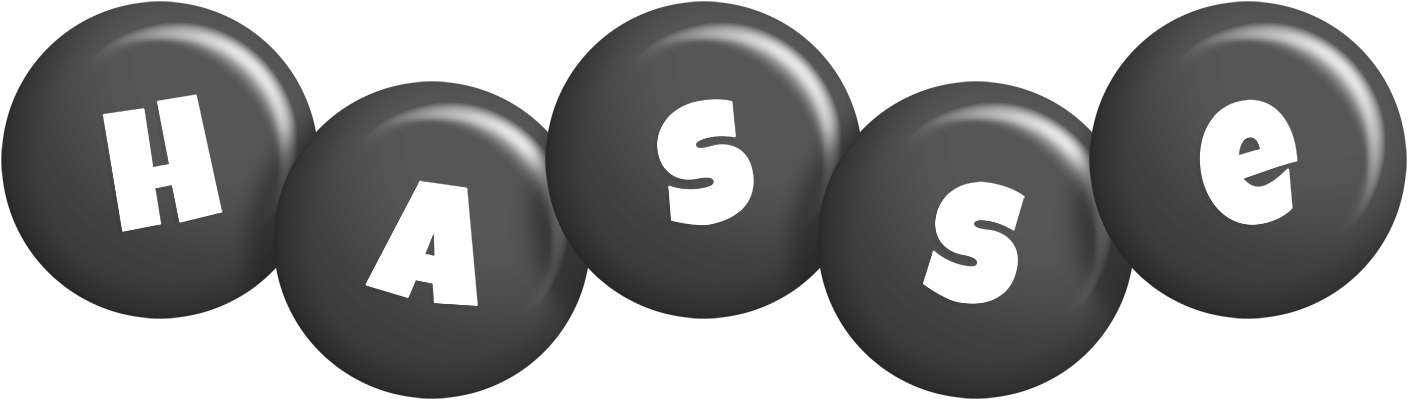 Hasse candy-black logo