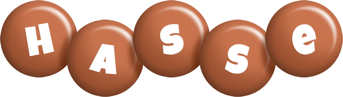 Hasse candy-brown logo