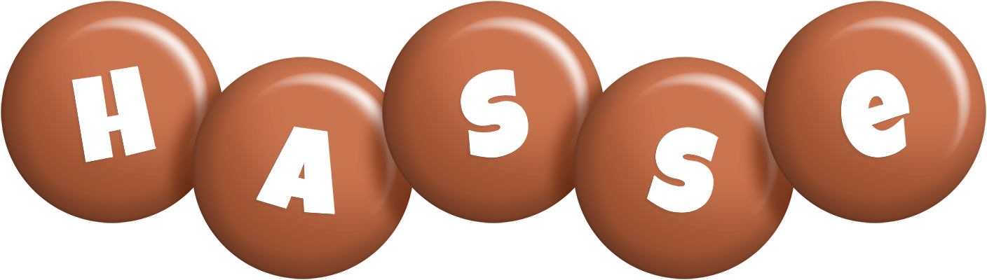 Hasse candy-brown logo