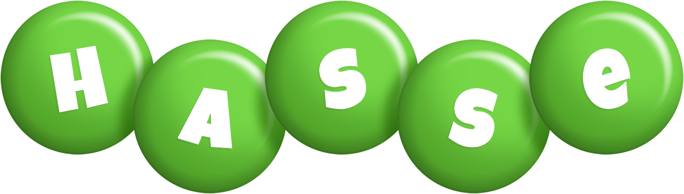 Hasse candy-green logo