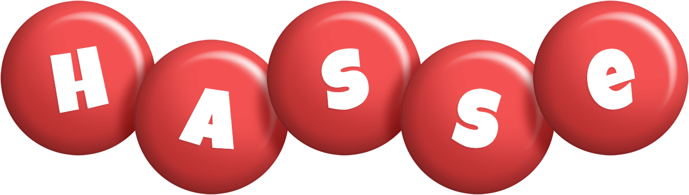 Hasse candy-red logo