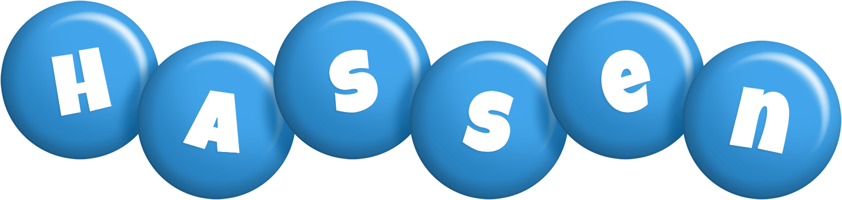 Hassen candy-blue logo
