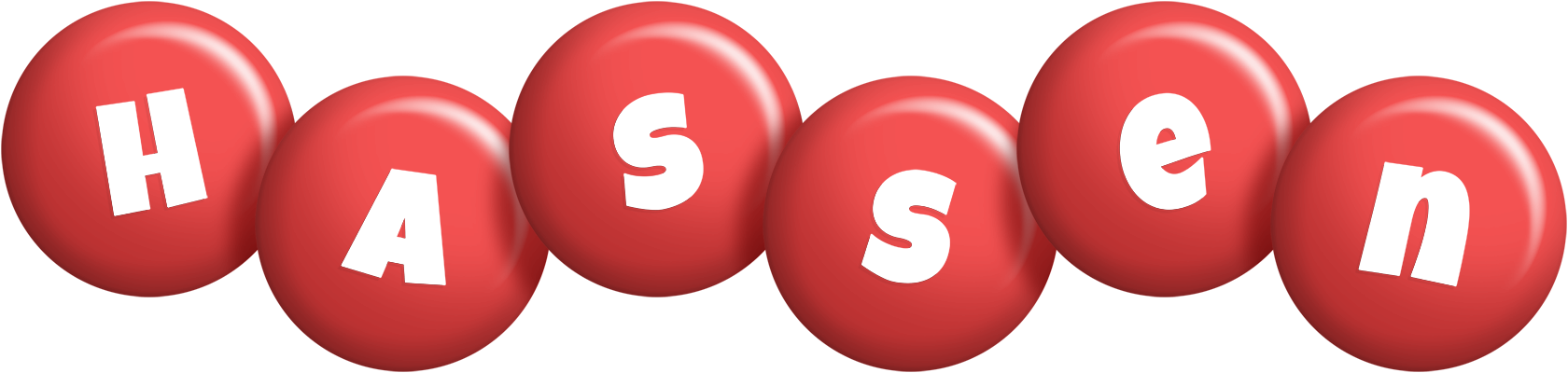 Hassen candy-red logo