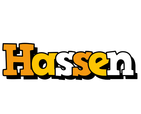 Hassen cartoon logo