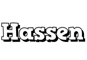 Hassen snowing logo