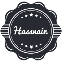 Hassnain badge logo