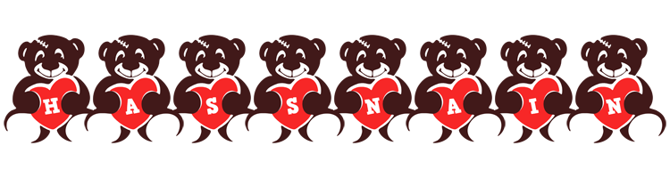 Hassnain bear logo