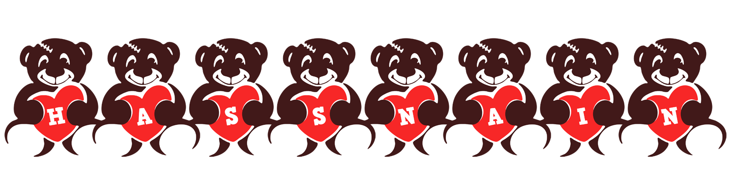 Hassnain bear logo