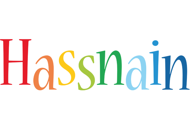 Hassnain birthday logo