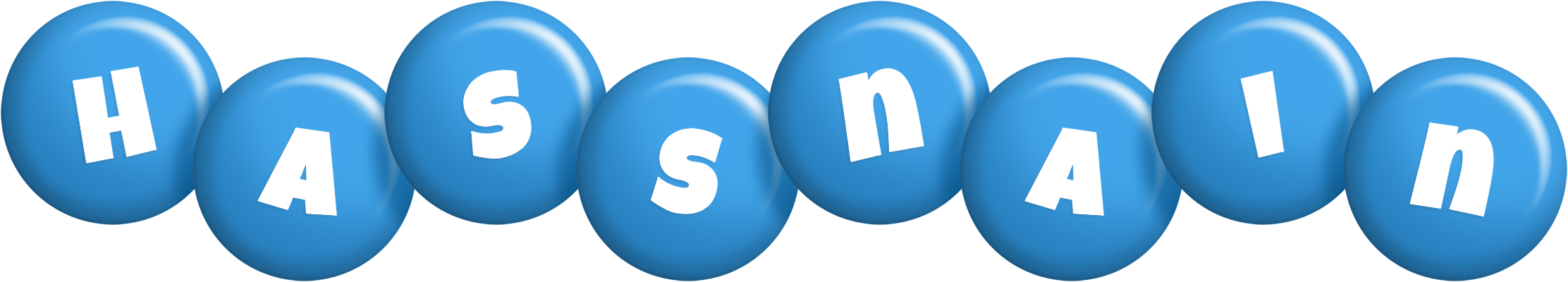 Hassnain candy-blue logo