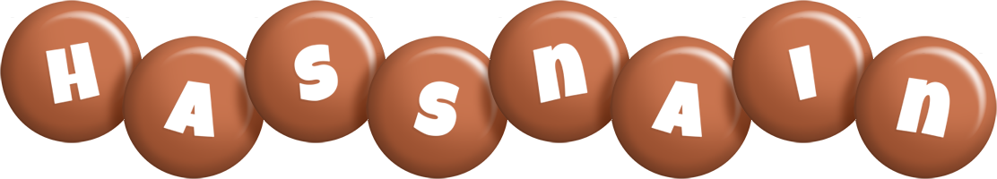 Hassnain candy-brown logo