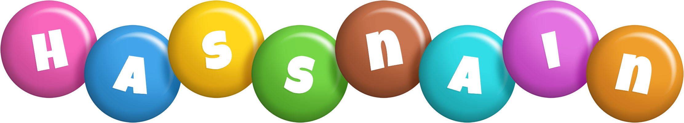 Hassnain candy logo