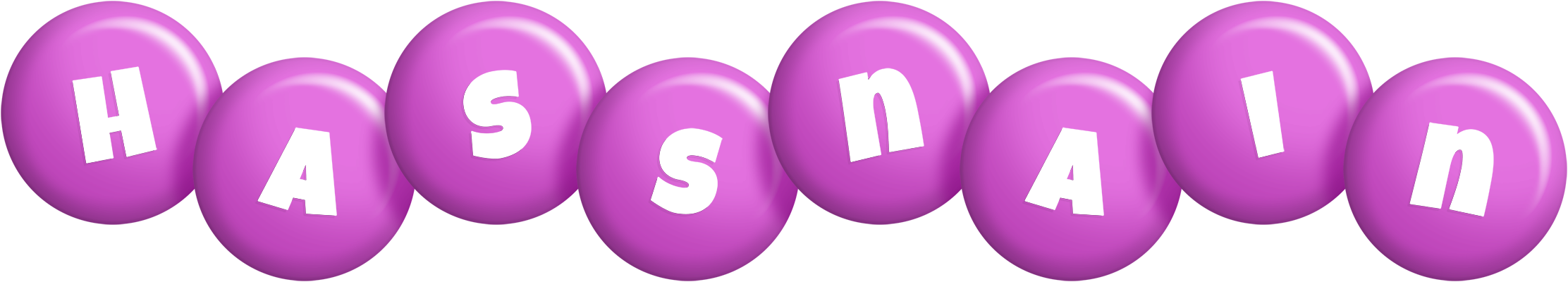 Hassnain candy-purple logo