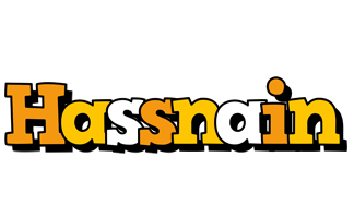 Hassnain cartoon logo