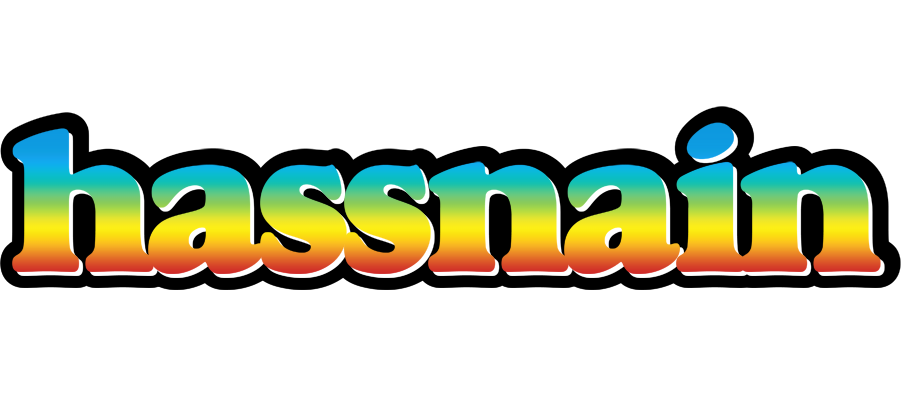 Hassnain color logo