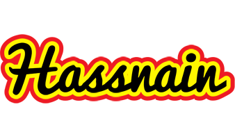 Hassnain flaming logo