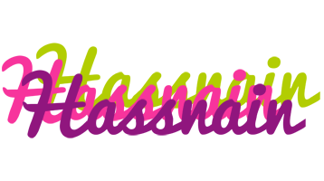 Hassnain flowers logo