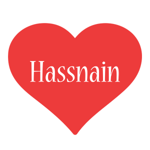 Hassnain love logo