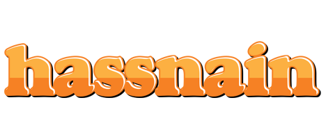 Hassnain orange logo