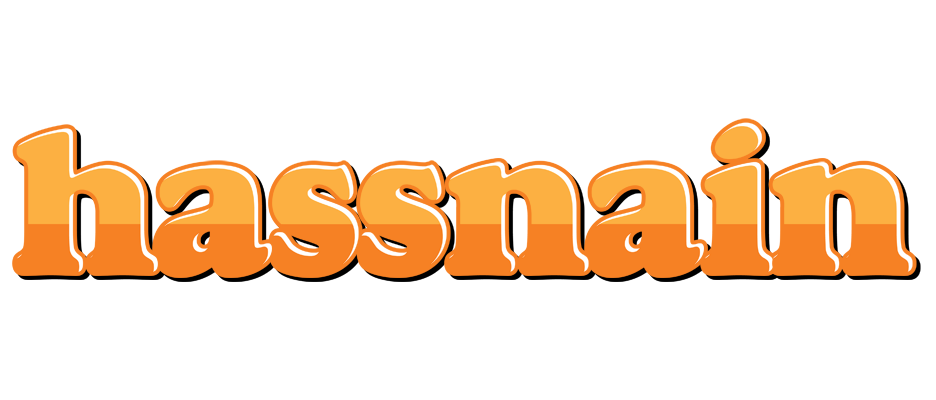 Hassnain orange logo
