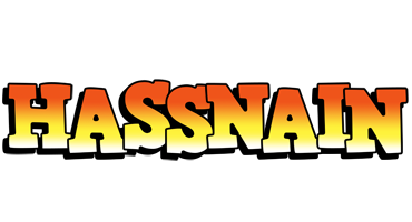 Hassnain sunset logo