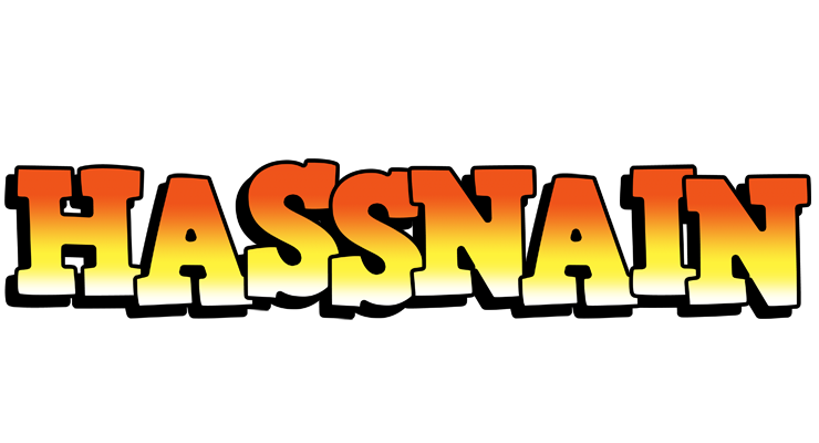 Hassnain sunset logo