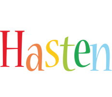 Hasten birthday logo