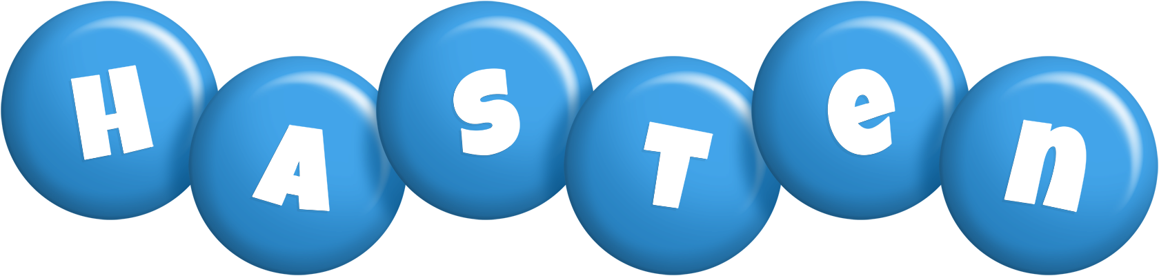 Hasten candy-blue logo
