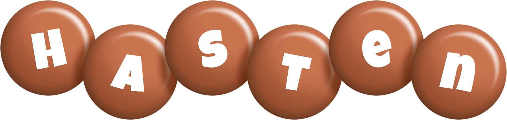Hasten candy-brown logo