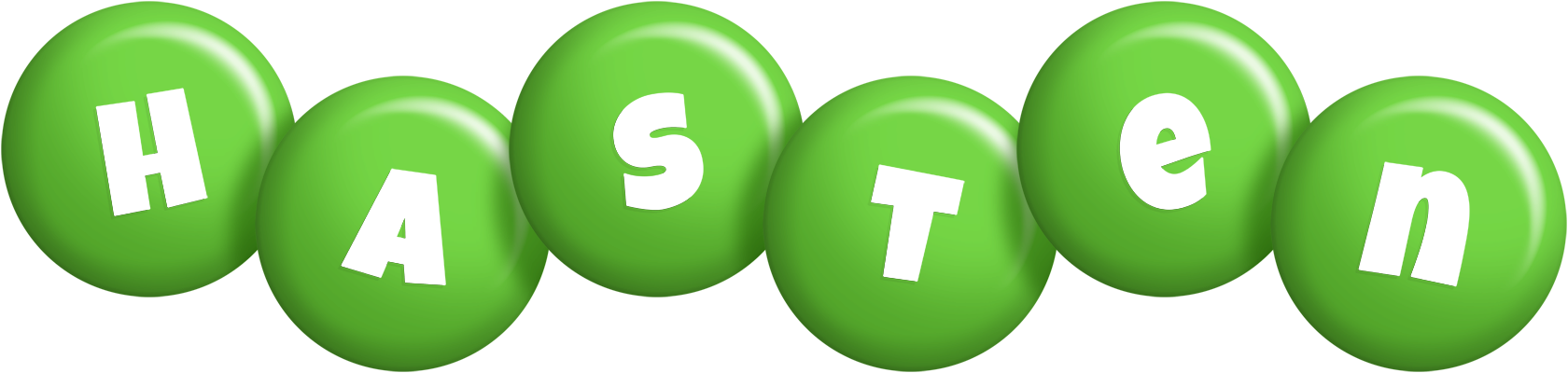 Hasten candy-green logo