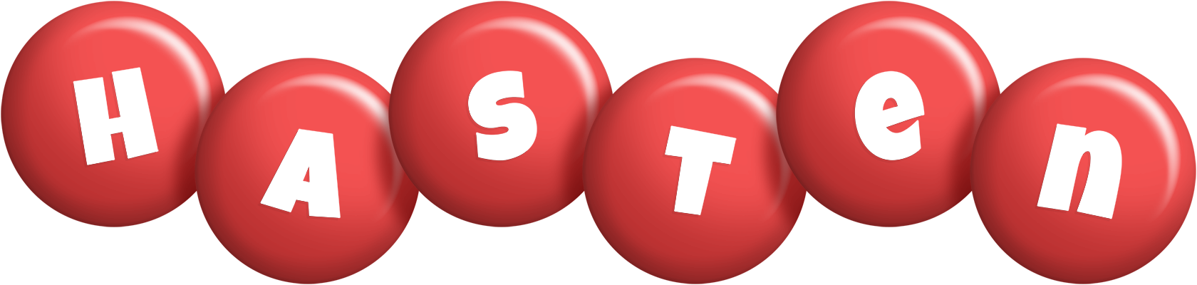 Hasten candy-red logo