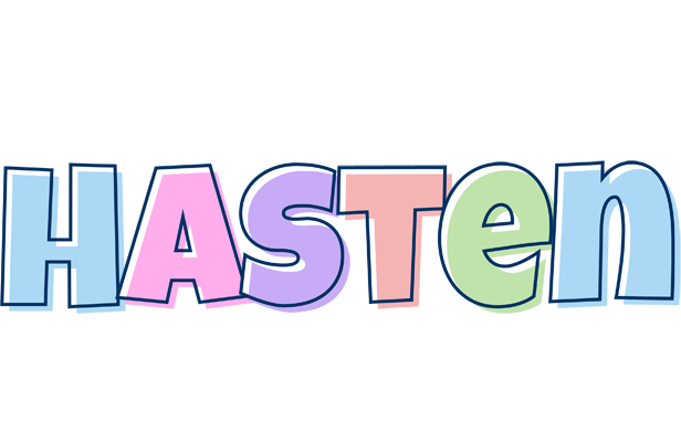 Hasten pastel logo
