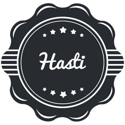 Hasti badge logo