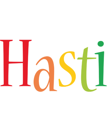 Hasti birthday logo
