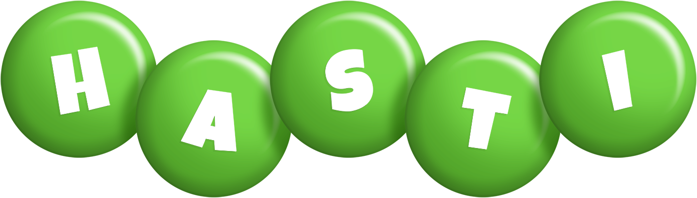 Hasti candy-green logo