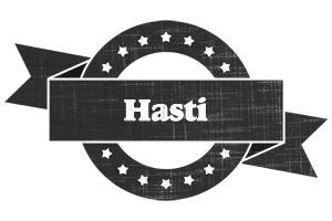 Hasti grunge logo