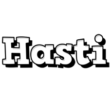 Hasti snowing logo